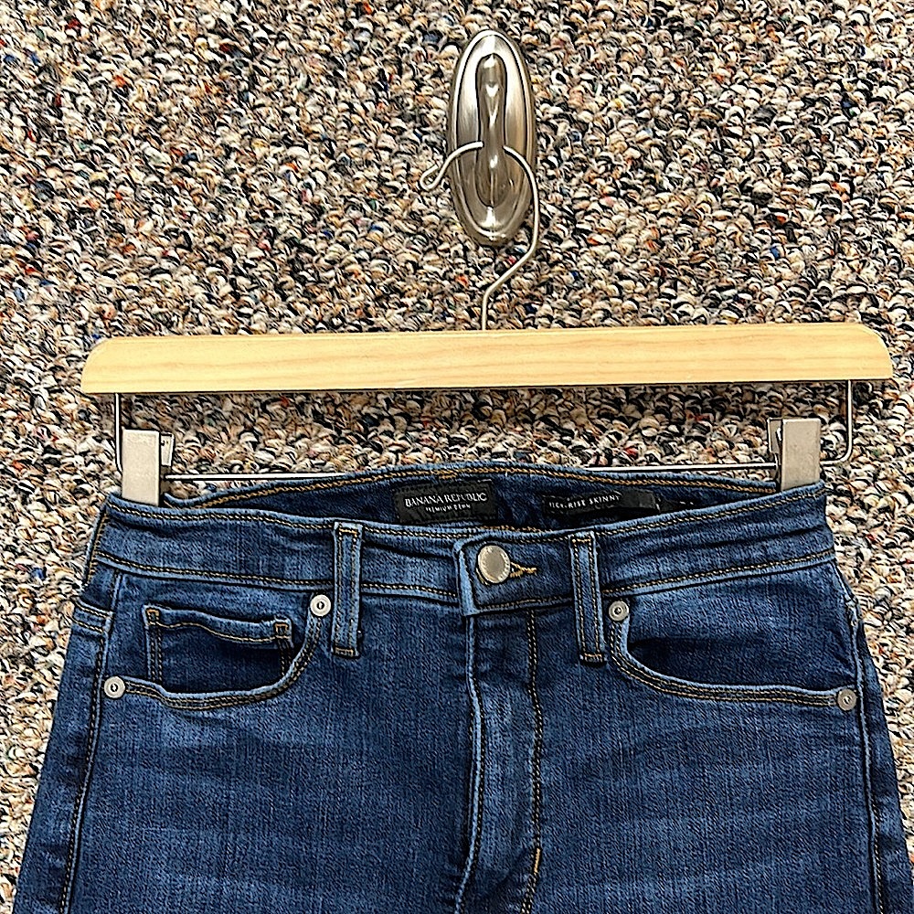 BR High-Rise Premium Denim Skinny Jean - size 27 - Picture 3 of 10